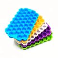 37 Cavity Creative Honeycomb Ice Cube Tray Reusable Silicone Ice Mold Ice cube Maker BPA Free Ice Mould with Removable Lids. 