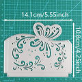 Love Flower Metal Cutting Die Keychain Shaker Heart Paper Key Chain Scrapbook Paper Craft Card Punch Art Knife Cutter. 