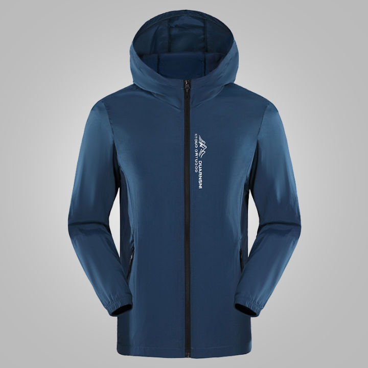 2025 Sunscreen Coats Men's Breathable Sports Waterproof Jacket Summer UV Protection Outdoor Fishing Skin Clothing