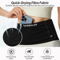 NEWBOLER Running Waist Bag Men Women Trail Running Belt Hydration Waist Pack Gym Fitness Sports Phone Bag Marathon. 