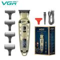 VGR Vintage Hair Trimmer Professional Hair Clipper Electric Hair Cutting Machine LED Display 0mm Barber Trimmer for Men V-901. 