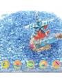 Blue Glass Gravel 3 4mm Aquarium Decor Stones Fire Pit Glass Vase Filler Craft Decoration Pebbles for Fish Tank Home Garden DIY.