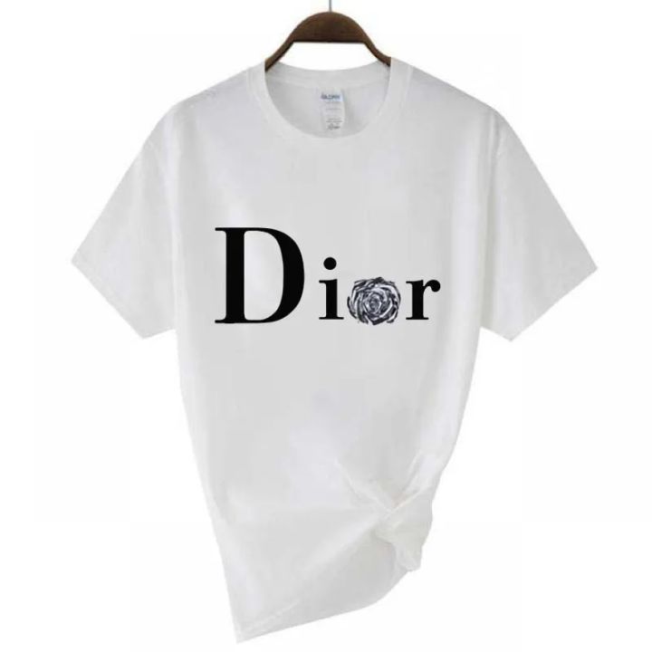 Men's%20and%20Women's%20Letter%20Printed%20Short%20Sleeved%20Shirt%20Basic%20%20Round%20Neck%20T-shirt%20Fashionable%20Casual%20Short%20Sleeved%20Summer%20Brand%20New%20-%20Image%202