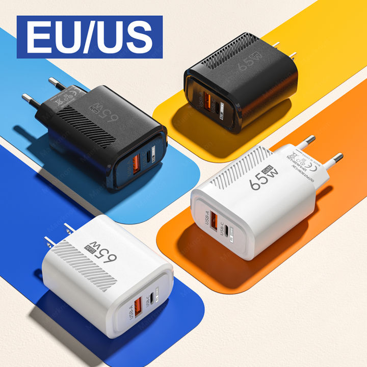 USB%20C%20GaN%20Charger%2065W%20QC3.0%20Fast%20Charging%20Phone%20Charger%20Adapter%20For%20iPhone%20Samsung%20Xiaomi%20Quick%20Charging%20EU/US%20Plug%20Wall%20Charger%20-%20Image%204