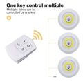 3 Piece Remote Control Tap LED Puck white Lights | Wireless Battery Operated Cabinet Lights with Dimmer & Timer | Easy Install Under Shelf, Kitchen & Closet Lighting. 