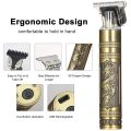 Hair Clipper Rechargeable Thread Engraving Trimmer For Men USB Electric Barber Shaving Machine. 