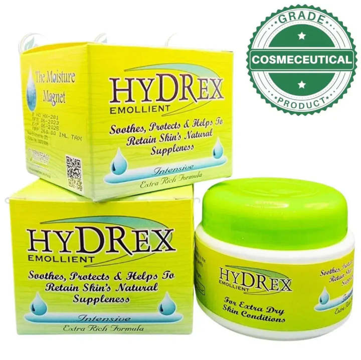 Hydrex Emollient Cream 100gm – Deep Moisturizing Formula for Extra Dry & Sensitive Skin | Restores Skin Barrier | Ideal for Dry Skin Conditions | Dermatologist Recommended