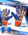 Goalkeeper Gloves, H3 Goalkeeper Gloves, Deva Model, Has Finger Safe Protection on 5 Fingers.. 