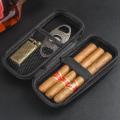 Cigar Box Small Cigarettes Cutter Lighter Case Portable 6PCS Cigarro Storage Smoking Accessories Travel New. 