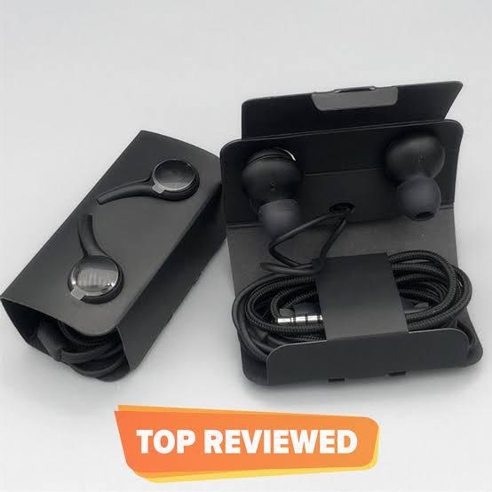 "Q.S Ak 3 Original Handsfree 3.5mm Wired In-Ear Headphones | Deep Bass Stereo Earphones | HD Sound with Noise Cancellation | Mic & Call Control for All Smartphones, Samsung, iPhone, Android"