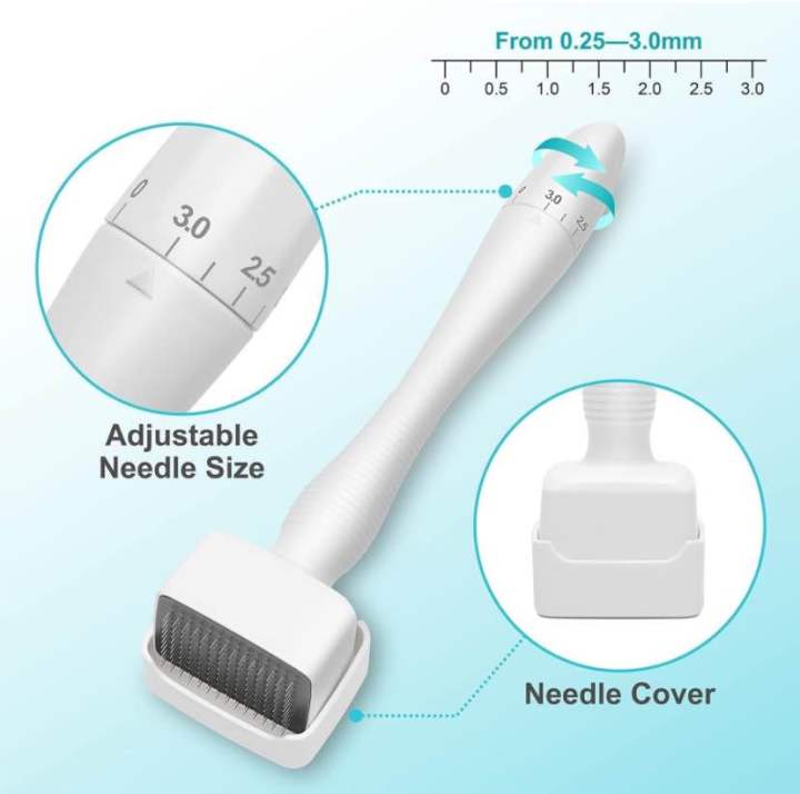 Derma%20Stamp%20DRS%20100%25%20Genuine%20Titanium%20Premium%20Needles%20Adjustable%20140A%20Micro%20Needles%20Facial%20Derma%20Roller%20Kit%20for%20Skin%20Repair,%20Face,%20Hair%20&%20Beard%20Growth%20-%20Image%207