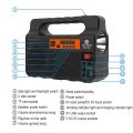 Solar Portable Lighting Solar Power Panel Generator Kit with 3 LED Bulbs Outdoor Camping Hiking Solar Lighting Small Home System. 