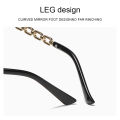 Korean fashion sunglasses UV protection big square frame retro luxury high quality optical filter men and women-YV. 