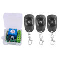 433Mhz Universal Wireless Remote Control Switch DC 12V 1CH Relay Receiver Module RF Transmitter Learning Button Remote Control. 