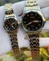 O'levs Luxury 9931 Trendy Korean Style Calendar with Individual Gift Box Couple Watch. 