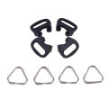 Panasonic Camera 4 Pcs Belt Hook Shoulder Strap Triangle Split Ring Replacement Buckle Accessories Olympus. 