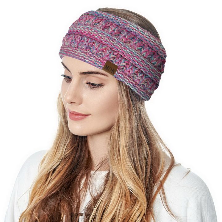 Winter%20Cycling%20Headband%20Windproof%20Thickened%20Plush%20Ear%20Protecton%20Headwear%20Women%20Outdoor%20Sport%20Running%20Earmuffs%20Knitted%20Hairband%20-%20Image%203