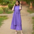 Ladies Kurta with pockets and With Flwless Palazzo. 