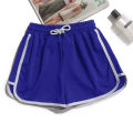 Women's Casual Running Shorts Summer Athletic Sport Shorts Drawstring Elastic Waist Contrast Trim Workout Hot Pants. 