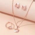 Korean Style Ins Style Fresh Butterfly Flower Shell Necklace Women's Fashionable New Clavicle Chain Cross-border Domestic Hot Sale. 