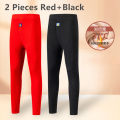 Men's Winter Thermal Underwear Camel Hair Lined Ultra Soft Solid Color Man Pants Warm Legging Thermal Male Clothes Plus 8XL 7XL. 