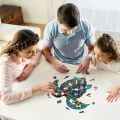 Turtle  Wooden Jigsaw Puzzles for Adults Kids,Animal Shaped Pieces Jigsaw Puzzles Toys with Package,  Christmas  Home Decor. 