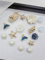 16PCS Ocean Conch Starfish Shoe Charms DIY Accessories Beach Shell Clogs Shoe Buckles Decorations Flower Faux Pearls Shoe Clips. 