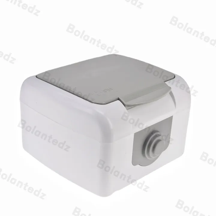 10A%20Surface-Mounted%20Single-Unit%20Wall%20Panel%20Household%20European%20Standard%20Two-Hole%20Socket%20With%20Cover%20Waterproof%20And%20Splash-Proof%20-%20Image%203