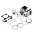 Scooter ATV 139QMB 139QMA Engine GY6 50cc 60cc 80cc 100cc Cylinder 47mm 50mm Cylinder Piston Rings Assy 4 Stroke Scooter Moped. 