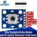EGBO 5D Joystick & 5-Way Navigation Button Module w/Mechanical Switch for Arduino/STM32 - DIY Robotics/Game Controller Parts. 