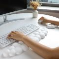 Mouse pad with wrist rest keyboard cloud anti-slip desktop office gamer mouse wrist rest Ergonomic keyboard mouse pad wrist rest. 