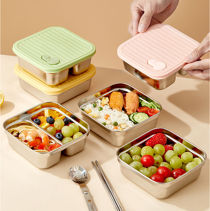WORTHBUY%20304%20Stainless%20Steel%20Lunch%20Box%20With%20Lid%20Portable%20Fruit%20Salad%20Food%20Container%20Stackable%20Leak%20Proof%20Bento%20Box%20For%20Student%20-%20Image%202