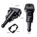 2pcs Auto Car Windshield Wiper Spray Jet Washer Nozzle For Chrysler Town & Country 4805742AB For Dodge For RAM 1500 2500 3500. 
