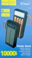 RECRSI RE-PB030 Solar Energy Power Bank 10000 mAh - Black. 