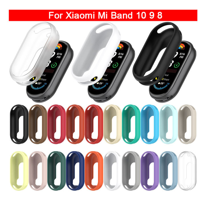 For Xiaomi Band 10 9 8 Soft TPU Bumper Case Shock Proof Shell Watch Protective Cover