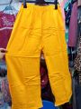 ladies china linen fabric plazzo for regular use. 