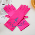 Little Girls Printed Snowflake Gloves Gloves Princess Gloves for Kids Elsa Party Wedding Formal Pageant Toddler Dress Up Gloves. 