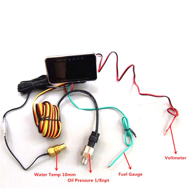 2%20In%201%20/%203%20In%201%20/%204%20In%201%20LCD%20Digital%20Oil%20Pressure%20Gauge%20Voltmeter%20Fuel%20Level%20Meter%201/8%20NPT%20Oil%20Press%20Sensor%20+%20Water%20Temp%20Sensor%20-%20Image%206