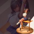 14CM Nikke Anime Game Character Action Figures Desktop Fashion Chassis ornamen Cute Sexy Girl Model Kit Otaku Trendy Toys . 