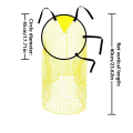 Outdoor football goal net bag football practice training target Free kick shooting target Youth practice shooting target.