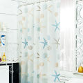 180x200cm PEVA Bathroom Shower Curtains Waterproof Thickening Bath Curtain Starfish Hibiscus Pattern Bathroom Shower Accessories. 