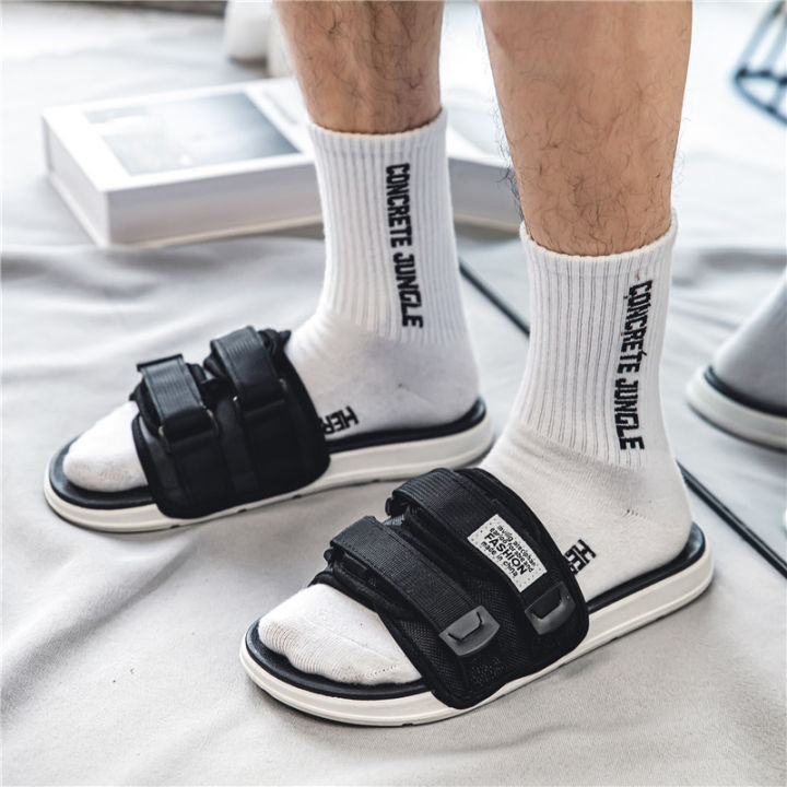 Men's%20Outdoor%20Slippers%20Indoor%20Casual%20Slippers%20Non-slip%20Soft%20Bottom%20Hook%20Loop%20Slippers%20Fashionable%20Beach%20Summer%20Sandals%20Flip-flop%20-%20Image%206