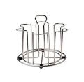 Stainless Steel Cup Glass Holder & Drainer Stand Rack. 