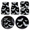 4PCS Bat Car Floor Mats Set Waterproof Anti-Slip All Weather Protect for Vehicle Carpets Universal Fit. 