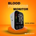 Digital Blood Pressure Monitor with Voice Function - Automatic BP Machine for Upper Arm, Large LCD Display, Bluetooth, and USB Power Supply. 