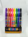 different colourfull twin marker double headed marker and tip liner  Pack of 4/8 art marker fancy marker. 