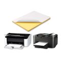 50pcs A4 glossy self-adhesive label paper printable, inkjet printer and laser printer, bright white, quick-drying, suitable for. 