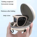 New Foldable Sunglasses for Women's Luxury Outdoor Sunscreen Sunglasses for Men's Driving Special Sunglasses Anti UV Strong Ligh.
