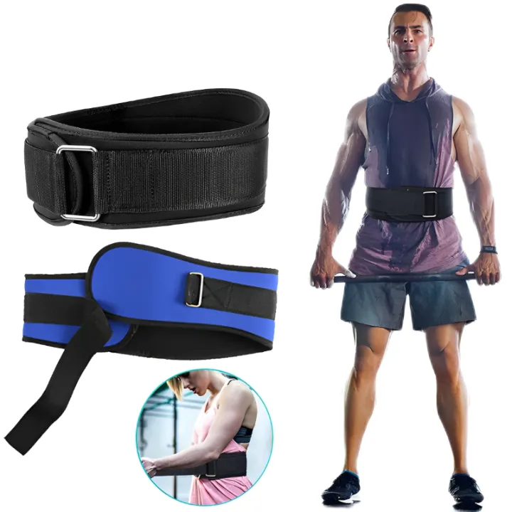 Weight Lifting Belt Workout with Metal Buckle For Men Women Gym Squats ...