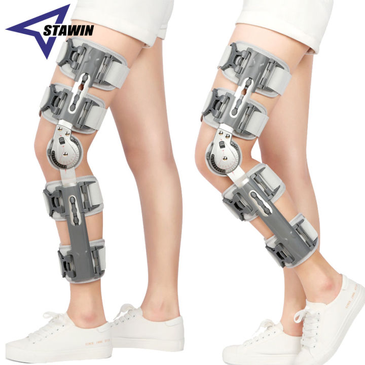 Hinged ROM Knee Brace, Post Op Knee Brace for Recovery Stabilization ...